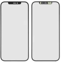 Стекло корпуса для iPhone 12 Pro Max, с OCA-пленкой, черное