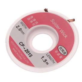 Оплетка для снятия припоя 1,5м - 2,0мм