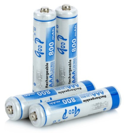 Аккумуляторная батарея Qoop Super Alkaline 2PCS  AAA 800мАч,1,2 В, BATAR-QOOP-AA800