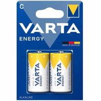 Батарейки алкалиновые VARTA LONGLIFE ENERGY LR20 D  2 шт, BAT-VART-LONGENERD