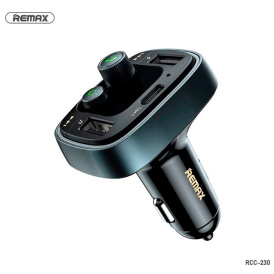 Автомобильное зарядное устройство с FM-трансмиттером Remax RCC-230, MP3, WMA, APE, FLAC, WAV