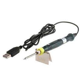 Портативный USB-паяльник Sunshine SL-58U с подставкой.