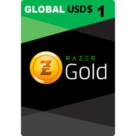 Razer Gold Global 1 USD Подарочная Карта Gift (цифровой код)