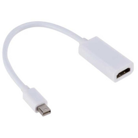 Переходник адаптер mini DisplayPort на HDMI.