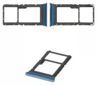 Держатель SIM-карты для Xiaomi Mi 10T Lite, темно-синий.