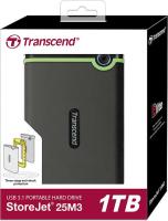 Внешний жесткий диск Transend 1 TB StoreJet® 25M3S Slim 