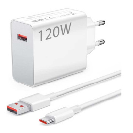 Зарядное устройство Xiaomi 120W ChargingTurbo Xiaomi 11t Pro, Mix 4, 12 Lite Ultra, 6A Cable.