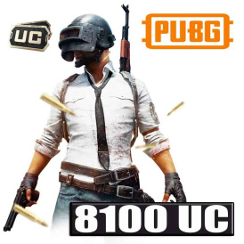 PUBG Mobile 8100 UC прямое пополнение.