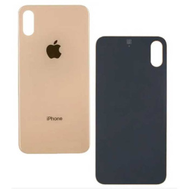 Крышка корпуса для Iphone X, XS золотая.