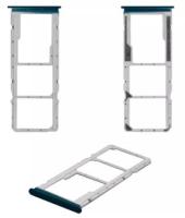 Держатель SIM-карты для Xiaomi Redmi Note 9, зеленый.