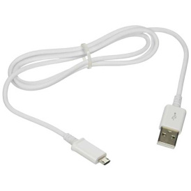 Кабель Micro USB GH39-01578B, Samsung, Nokia, HTC, белый, 1 метр, белый.