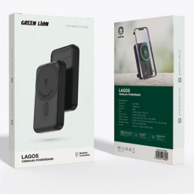 Портативный аккумулятор Bat Bank Green Lagos 10000mAh GNLAG10K
