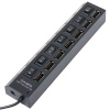 USB HUB Хаб разветвитель 2.0 с выключателями, 7 портовый.