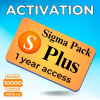 Активация Sigma Plus на 1 год доступа для box и dongle