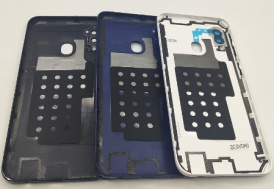 Корпус для Samsung A202 Galaxy A20e, черный, с боковыми кнопками.