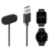 Зарядное устройство Xiaomi для смарт часов Amazfit GTR 2, 2e, GTS 2, 2e, 2 mini, T-ReX Pro, Bip U, Bip 3, 3 Pro Black OEM.
