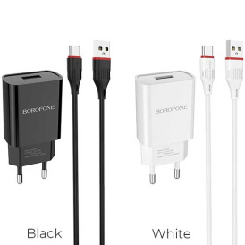 Зарядное Устройство Borofone BA20A 2.1A. Type-C