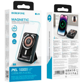 Внешние аккумулятор с беспроводной Borofone BJ29, 10000mAh
