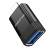 Адаптер Borofone BV18 OTG Lightning - USB 2.0 черный.