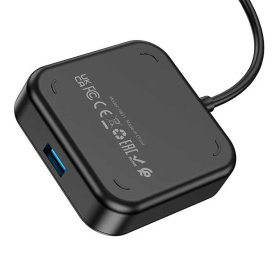 usb хаб hoco hb31 type-c + 1xusb 3.0 + 3xusb 2.0