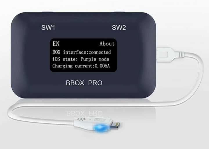 Программатор JC B-BOX Pro, для IOS A7-A11, DFU, фиолетовый режим