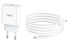 Зарядное устройство HOCO C76A Plus Speed source 20W PD 3.0 с кабелем Type-C to Lightning White