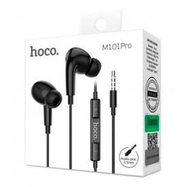 Наушники Hoco M101 Pro, С микрофоном, Черный