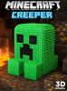 Creeper Minecraft, 3D фигурка с объёмной текстурой, декоративная игрушка 