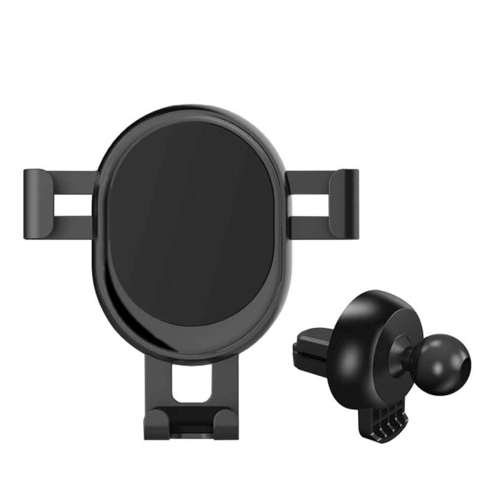 Автодержатель для телефона Hard H-ZL505 на дефлектор (на зажиме) Чёрный