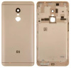 Задняя панель корпуса для Xiaomi Redmi Note 4, Redmi Note 4X, золотистая, с боковыми кнопками