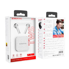 Беспроводные наушники Borofone BE40 белые