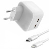 Быстрая зарядка iPhone 14 Pro Max 50W USB-C C Power Adapter  USB-C C to Lightning