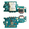 Нижняя плата для Samsung S21 FE, G990B, с разъемом зарядки, разъем SIM, гарнитуры и микрофоном, 100% оригинал.