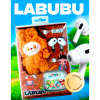 Набор LABUBU GT-25, беспроводные наушники и игрушка, коричневый