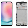 Дисплей Samsung A245 SM-A245F, SM-A245F/DS, Galaxy A24 с сенсором черный с рамкой OLED