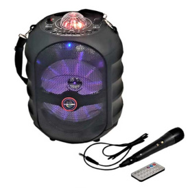 Колонка С подсветкой Ch-838 Ch-T89 с микрофонoм для караоке.