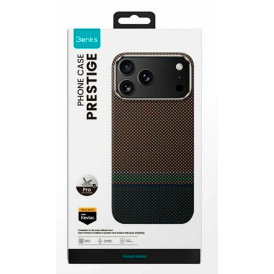 Карбоновый чехол на iPhone 17 Pro Max с Magsafe / Benks / Prestige ArmorPro