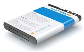 Аккумулятор craftmann для NOKIA BL-5BT 2600 CLASSIC