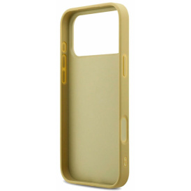 Чехол Guess на iPhone 17 Pro, Fixed Glitters с покрытием из блесток, золотистый