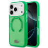 Чехол Lacoste на iPhone 17 Pro Max, MagSafe, с матовым покрытием, Estragon Green