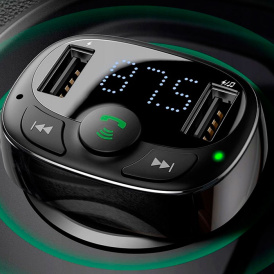 FM трансмиттер Baseus CCTM-01, Mp3 / WAV / FLAC / APE / WMA