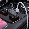 Автомобильный FM BT трансмиттер Hoco E59, USB-A 1 – 5V / 3.1A, USB-A 2 – QC 18W.