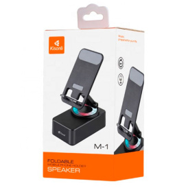 Беспроводная колонка с подставкой Kisonli M-1, Bluetooth, зарядкой 5 Вт