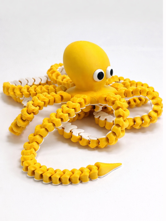 Осьминог подвижный 3D игрушка антистресс