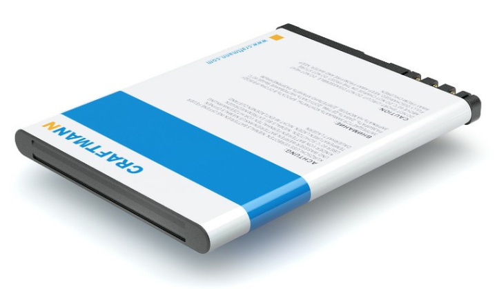 Аккумуляторная батарея Nokia BL-4D, TB-BL4D, 1200mAh, Craftmann, для мобильного телефона Nokia E5, E7, N8, N97 Mini, teXet TM-B410
