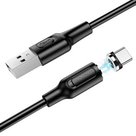 Кабель USB магнитный для зарядки BOROFONE BX41 Type-C, 1 м, ток до 2.4A.