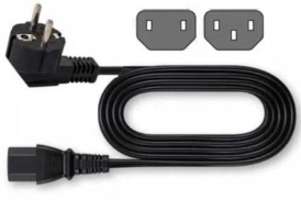 Сетевой кабель для блока питания 3pin 220V, для компьютера.