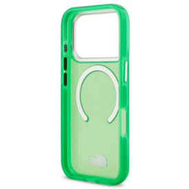 Чехол Lacoste на iPhone 17 Pro Max, MagSafe, с матовым покрытием, Estragon Green