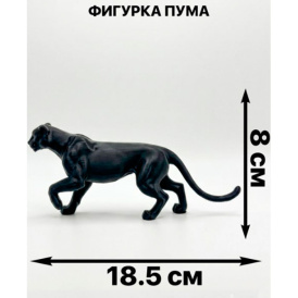 Фигурка Пума — 3D печать, реалистичная модель из безопасного ударопрочного пластика