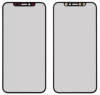 Стекло корпуса для iPhone X, черное,
